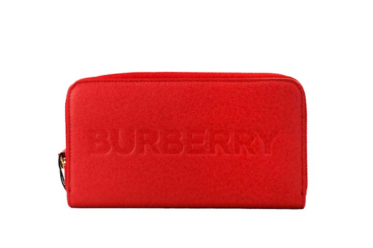 Burberry Soft Grain Elmore Red Wallet