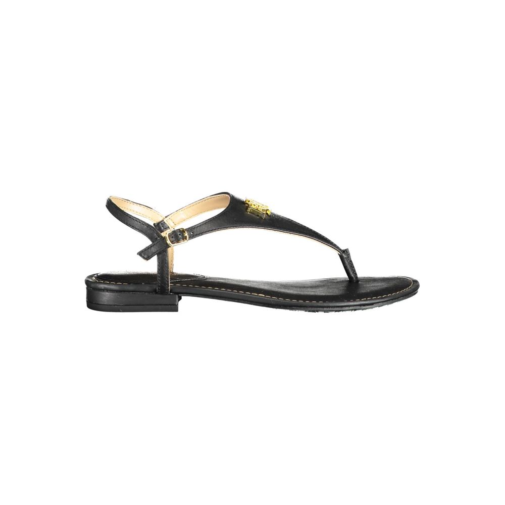 Black Leather Sandal