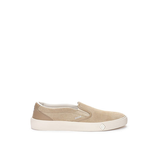 Beige Leather Sneaker