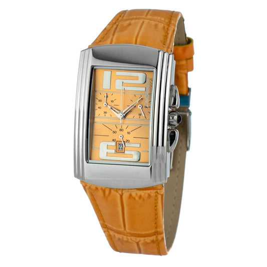 Orange Leather Watch