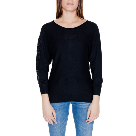 Black Viscose Tops & T-Shirt