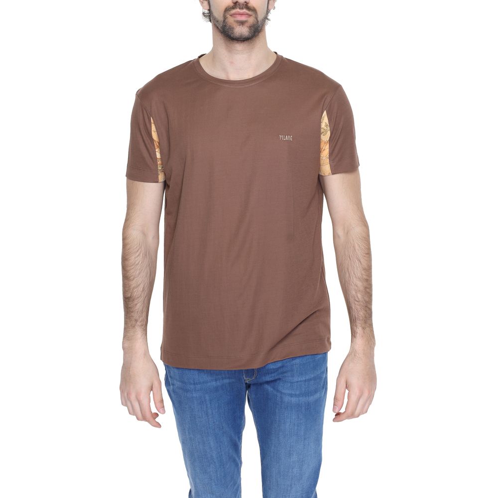 Brown Viscose T-Shirt