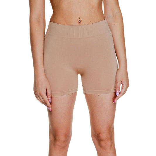 Beige Polyamide Short