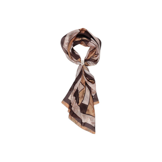 Brown Polyester Scarf